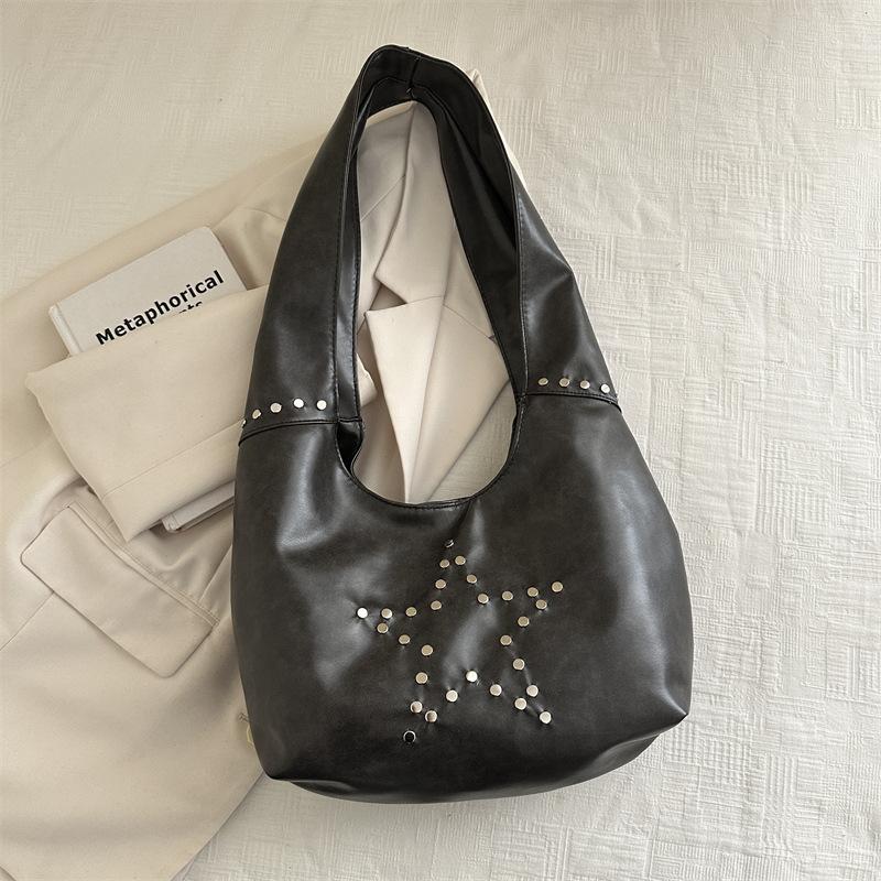 2025 new bag underarm bag large capacity shoulder bag handbag rivet underarm bag women s bag
2025 new bag underarm bag large capacity shoulder bag handbag rivet underarm bag women s bag