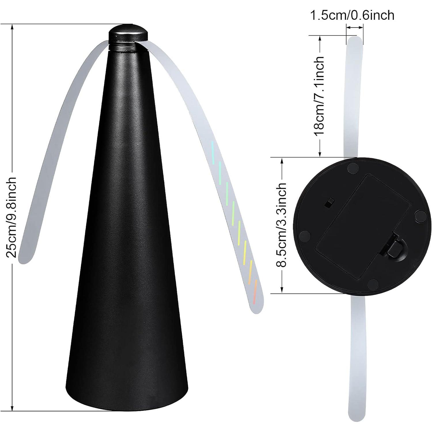 Outdoor Fly Bug Repeller Kitchen Fly Repellent Fan Tabletop Electric Battery Operated Food Protector Pest Control Tool чорний
Outdoor Fly Bug Repeller Kitchen Fly Repellent Fan Tabletop Electric Battery Operated Food Protector Pest Control Tool чорний