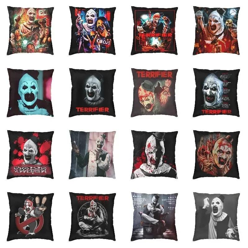 Horror Clown Halloween Movie Terrifier Cushion Cover Velvet Pillow Case Sofa Chair Square Pillowcase Living Room Decoration 30x30cm
Horror Clown Halloween Movie Terrifier Cushion Cover Velvet Pillow Case Sofa Chair Square Pillowcase Living Room Decoration 30x30cm