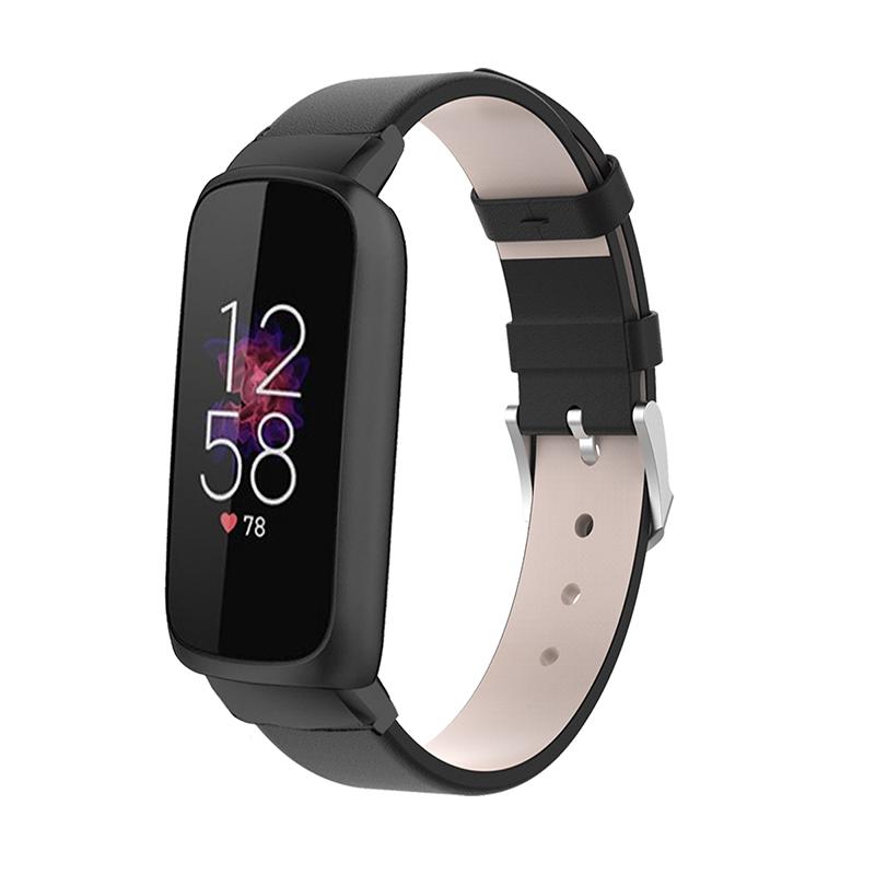 Genuine Leather Replacement Watch Band Adjustable Wrist Strap for Fitbit Luxe Black
Genuine Leather Replacement Watch Band Adjustable Wrist Strap for Fitbit Luxe Black