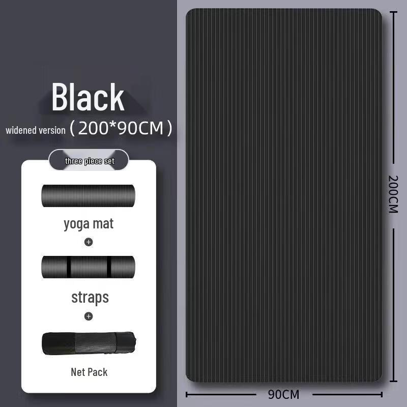 HANDUNYOU Thickened Non-slip Yoga & Fitness Mat (3-Piece Set)
HANDUNYOU Thickened Non-slip Yoga & Fitness Mat (3-Piece Set)