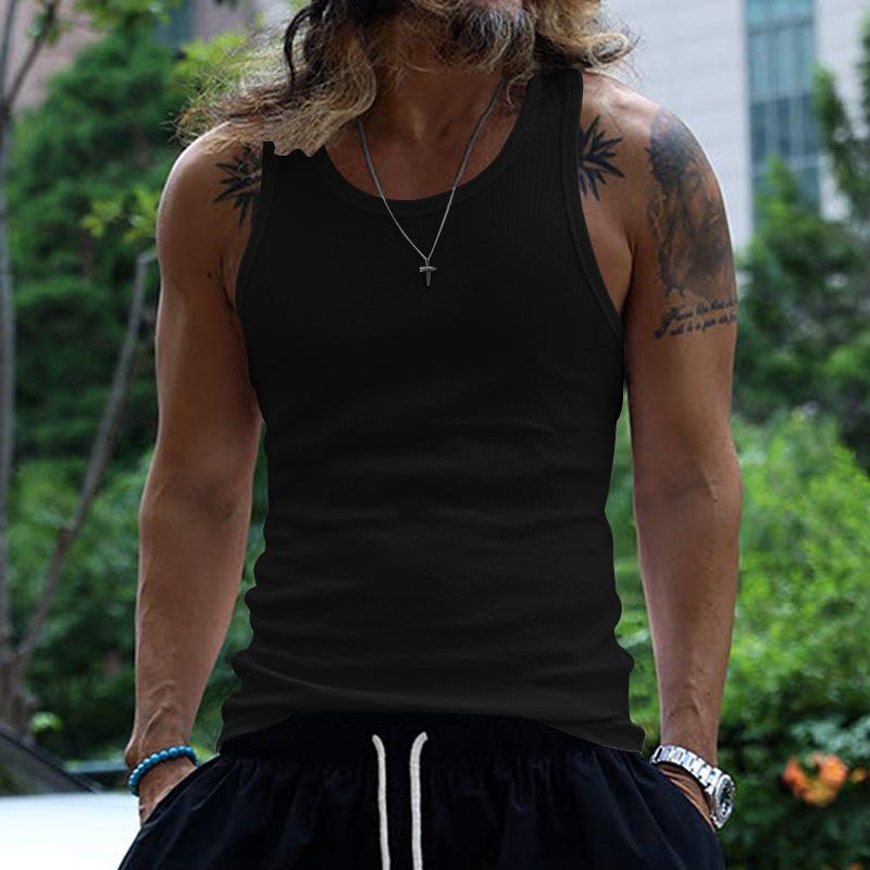 Elastic Exercise Fitness Vest for Men Summer Round Neck Plus Size Leisure Muscle Training Breathable Men XXXL чорний
Elastic Exercise Fitness Vest for Men Summer Round Neck Plus Size Leisure Muscle Training Breathable Men XXXL чорний