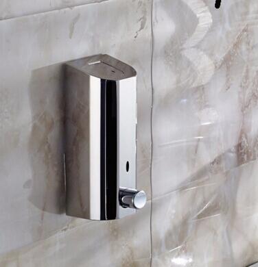 Fashion 500 ml Capacity 304 stainless steel material wall mounted bathroom soap dispenser hotel products accessories
Fashion 500 ml Capacity 304 stainless steel material wall mounted bathroom soap dispenser hotel products accessories