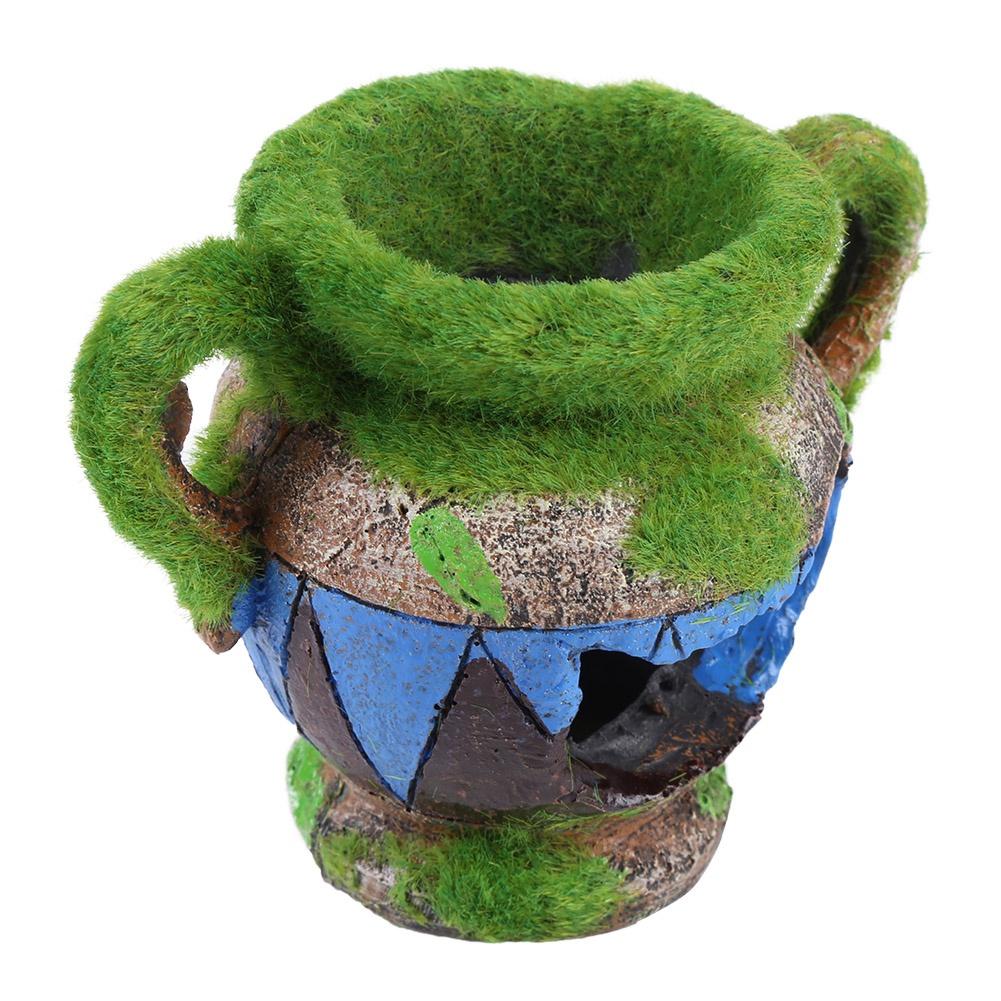 Simulation Resin Vase Hide House Fish Tank Aquarium Ornaments Decor
Simulation Resin Vase Hide House Fish Tank Aquarium Ornaments Decor