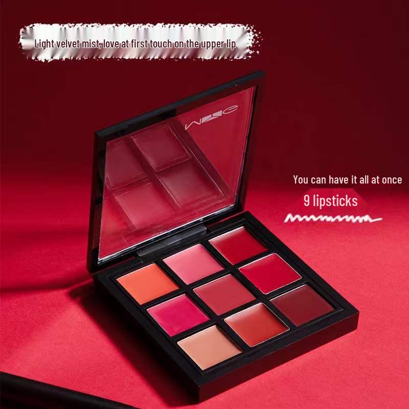 MYG Nine-Color Lipstick Palette: Customizable Shades for Weddings and Beginners. 9-Color Lipstick Palette
MYG Nine-Color Lipstick Palette: Customizable Shades for Weddings and Beginners. 9-Color Lipstick Palette