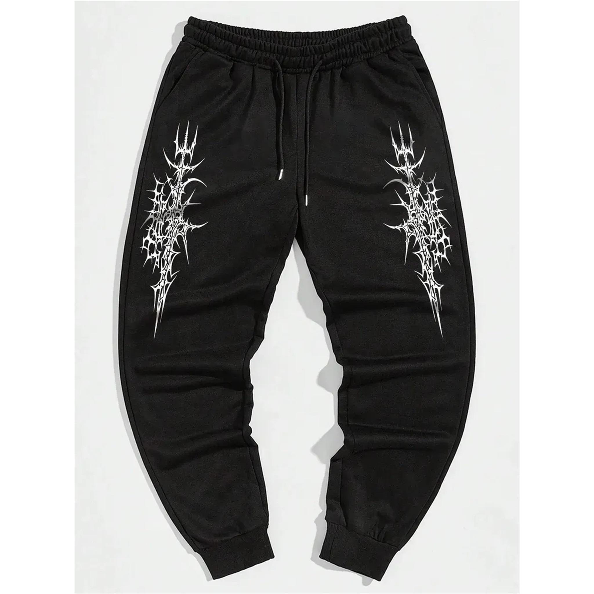 Men s Dark Aesthetic Tribal Thorn Graphic Joggers, Elastic Waist Streetwear Sweatpants XXL
Men s Dark Aesthetic Tribal Thorn Graphic Joggers, Elastic Waist Streetwear Sweatpants XXL