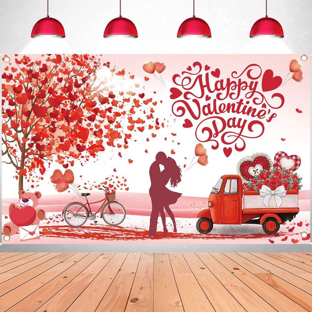 Romantic Valentine s Day Photography Backdrop 110cmx180cm Happy Valentine s Day Banner Anniversary красный
Romantic Valentine s Day Photography Backdrop 110cmx180cm Happy Valentine s Day Banner Anniversary красный