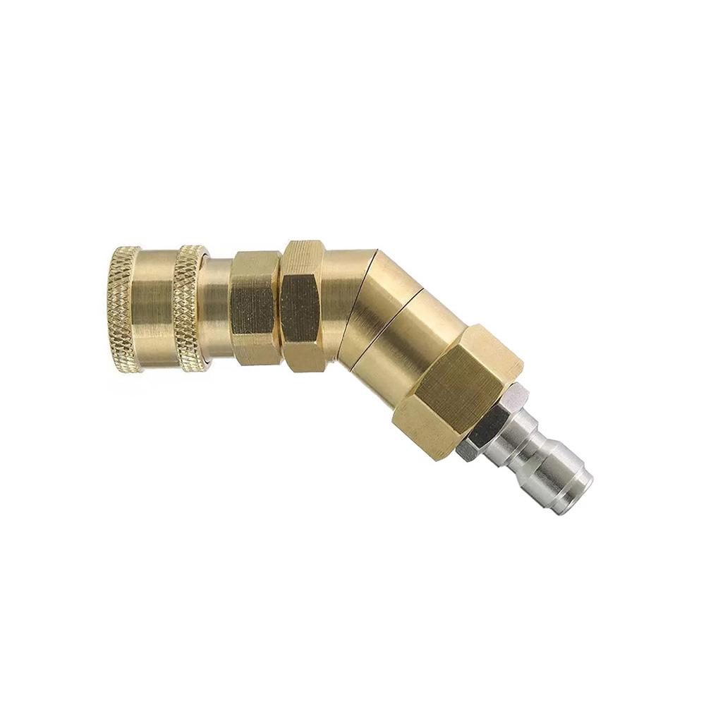 Easy Connection Pressure Washer Coupler High Pressure Coupler 360-degree Rotation Brass Construction Long-lasting B
Easy Connection Pressure Washer Coupler High Pressure Coupler 360-degree Rotation Brass Construction Long-lasting B