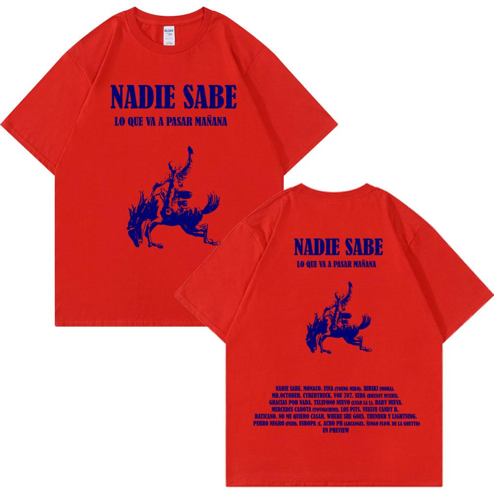 Bad Bunny Nadie Sabe Lo Que Va Pasar Unisexana T Shirt Fashion Vintage Unisex Women Hip Hop TShirt High Quality Cotton Loose T Shirts S
Bad Bunny Nadie Sabe Lo Que Va Pasar Unisexana T Shirt Fashion Vintage Unisex Women Hip Hop TShirt High Quality Cotton Loose T Shirts S