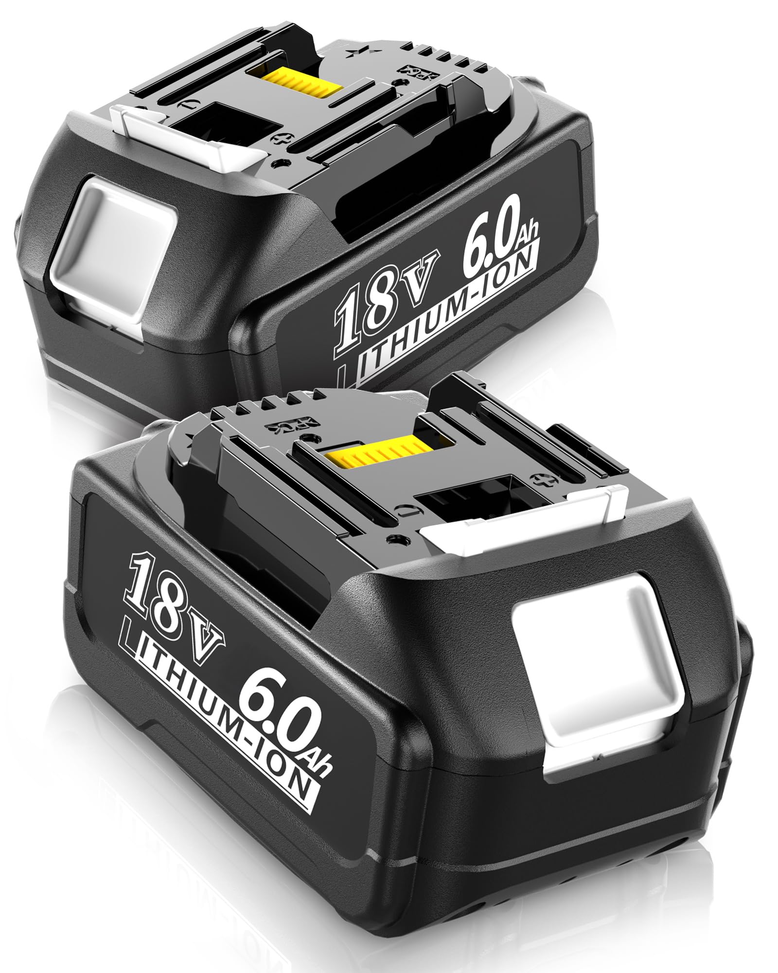 Совместимый с TengHutt Makita 18V Набор из 2 штук со световым индикатором оставшегося заряда BL1860B BL1830 6000 мАч Большая емкость Сертификация PSE Совместимость с
Совместимый с TengHutt Makita 18V Набор из 2 штук со световым индикатором оставшегося заряда BL1860B BL1830 6000 мАч Большая емкость Сертификация PSE Совместимость с