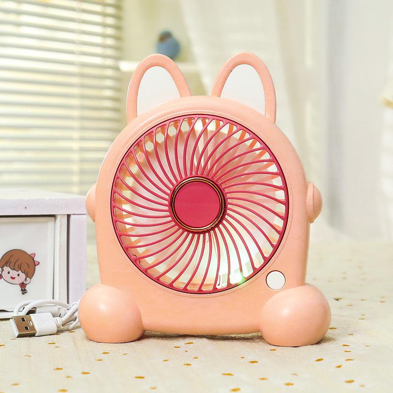 Rechargeable Three-Speed Adjustable Handheld Electric Fan for Desktops and Bedsides As Shown
Rechargeable Three-Speed Adjustable Handheld Electric Fan for Desktops and Bedsides As Shown