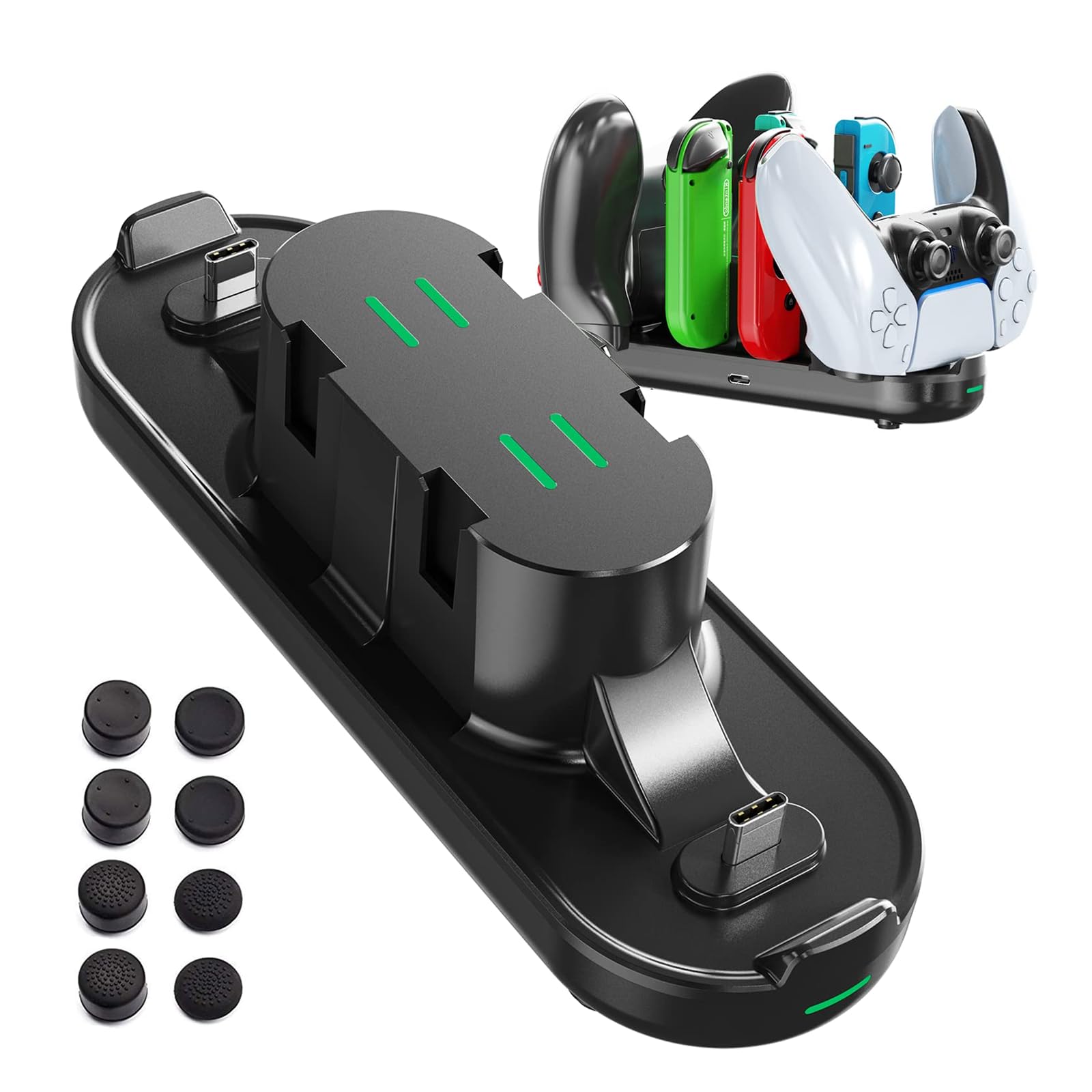 Switch Controller Charging DUXICEPIN Charging 6 Simultaneously Charging High Compatibility Smart Charging Mat Stores in One Travel Size Compatible
Switch Controller Charging DUXICEPIN Charging 6 Simultaneously Charging High Compatibility Smart Charging Mat Stores in One Travel Size Compatible