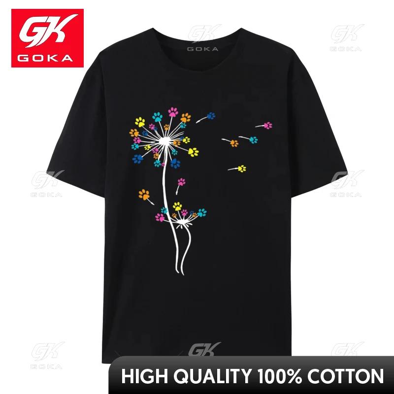 Cute Colorful Dog Paw Print Dog Flowers Dandelion Dog Lovers TShirt Tops Tees Oversized Europe Cotton Unisexs T Shirt 4XL
Cute Colorful Dog Paw Print Dog Flowers Dandelion Dog Lovers TShirt Tops Tees Oversized Europe Cotton Unisexs T Shirt 4XL
