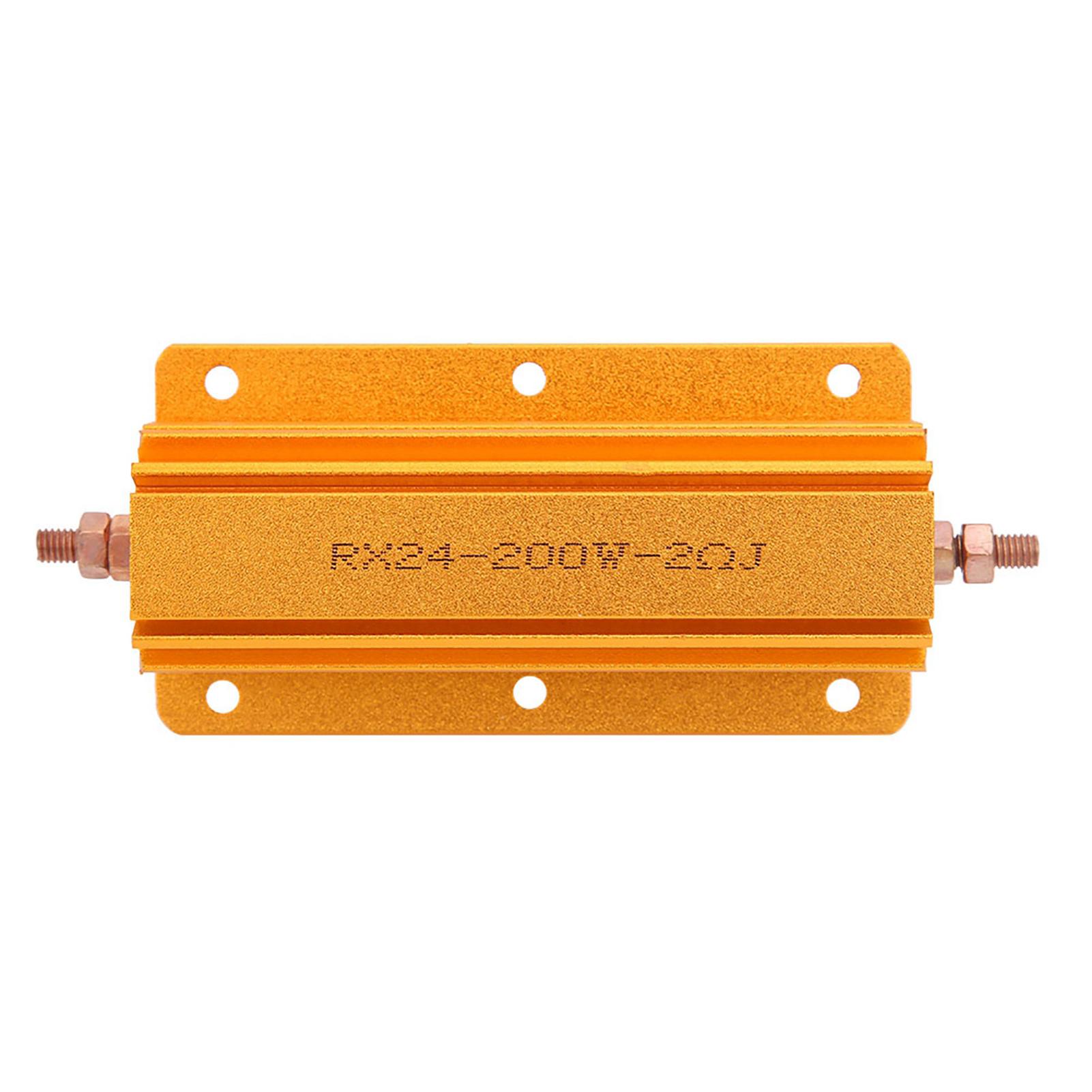 RX24 Professional 200W 2R Резистор високої потужності Алюмінієвий корпус Промислове електропостачання
RX24 Professional 200W 2R Резистор високої потужності Алюмінієвий корпус Промислове електропостачання