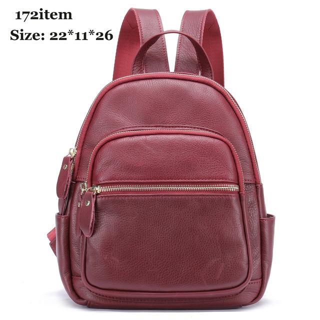 Woman Travel Bag BGenuine Leather Backpack Girls Female School Bag Soft Cowskin Lady Bagpack Double Shoulder Travel Backpack червоний
Woman Travel Bag BGenuine Leather Backpack Girls Female School Bag Soft Cowskin Lady Bagpack Double Shoulder Travel Backpack червоний
