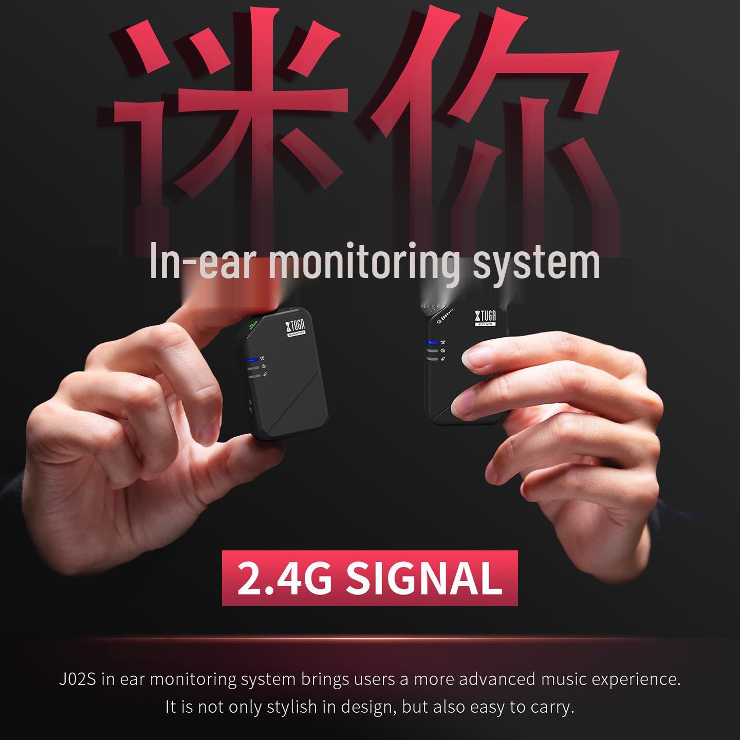XTUGA Mini In-Ear Monitoring System: Professional Stereo, Long-Distance, Stable One-to-Many Stage Monitor J02S
XTUGA Mini In-Ear Monitoring System: Professional Stereo, Long-Distance, Stable One-to-Many Stage Monitor J02S