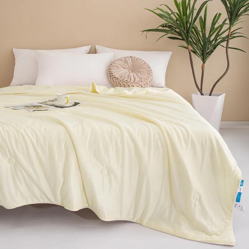 Air-conditioned Quilt Machine Washable Cooling Ice Cream Summer Cool Quilt Double Thin Quilt for Weather 150x200cm
Air-conditioned Quilt Machine Washable Cooling Ice Cream Summer Cool Quilt Double Thin Quilt for Weather 150x200cm