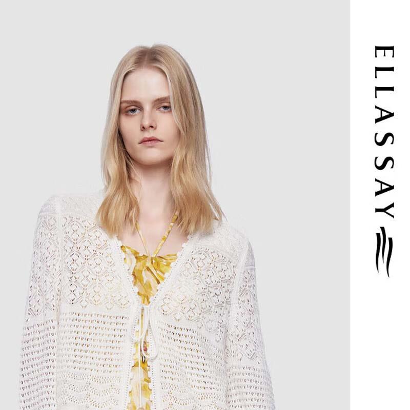 ELLASSAY Женский вязаный топ с V-образным вырезом, ручной вязки крючком в французском стиле L
ELLASSAY Женский вязаный топ с V-образным вырезом, ручной вязки крючком в французском стиле L