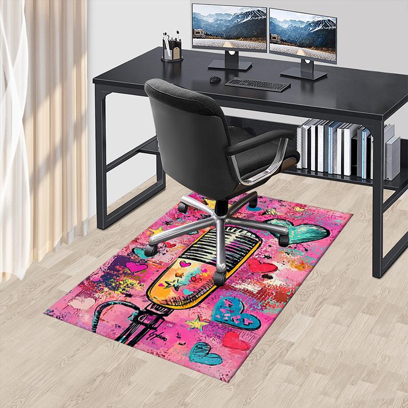 Office Carpet Chair Mat: Vibrant Microphone Design, Perfect for Home Decor, Office Use, and Gifts - Suitable for Bedrooms, Living Rooms, and 60cm by 90cm
Office Carpet Chair Mat: Vibrant Microphone Design, Perfect for Home Decor, Office Use, and Gifts - Suitable for Bedrooms, Living Rooms, and 60cm by 90cm