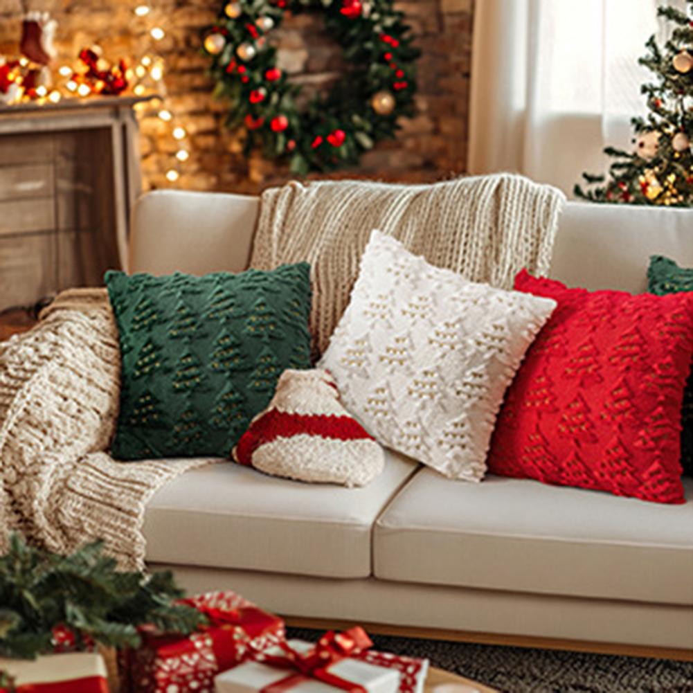 Christmas Cushion Cover Festive Christmas Tree Pillowcase for Home Office Decor Short Plush Throw Pillow Cover for Room Bedroom 135x180cm зелёный
Christmas Cushion Cover Festive Christmas Tree Pillowcase for Home Office Decor Short Plush Throw Pillow Cover for Room Bedroom 135x180cm зелёный