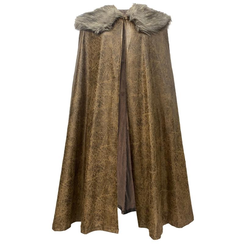 Medieval Faux Furs Cloak Knight Theme Costume for Men Great for Cosplay Party and Halloween Theme Event Stage Props S світло-коричневого кольору
Medieval Faux Furs Cloak Knight Theme Costume for Men Great for Cosplay Party and Halloween Theme Event Stage Props S світло-коричневого кольору