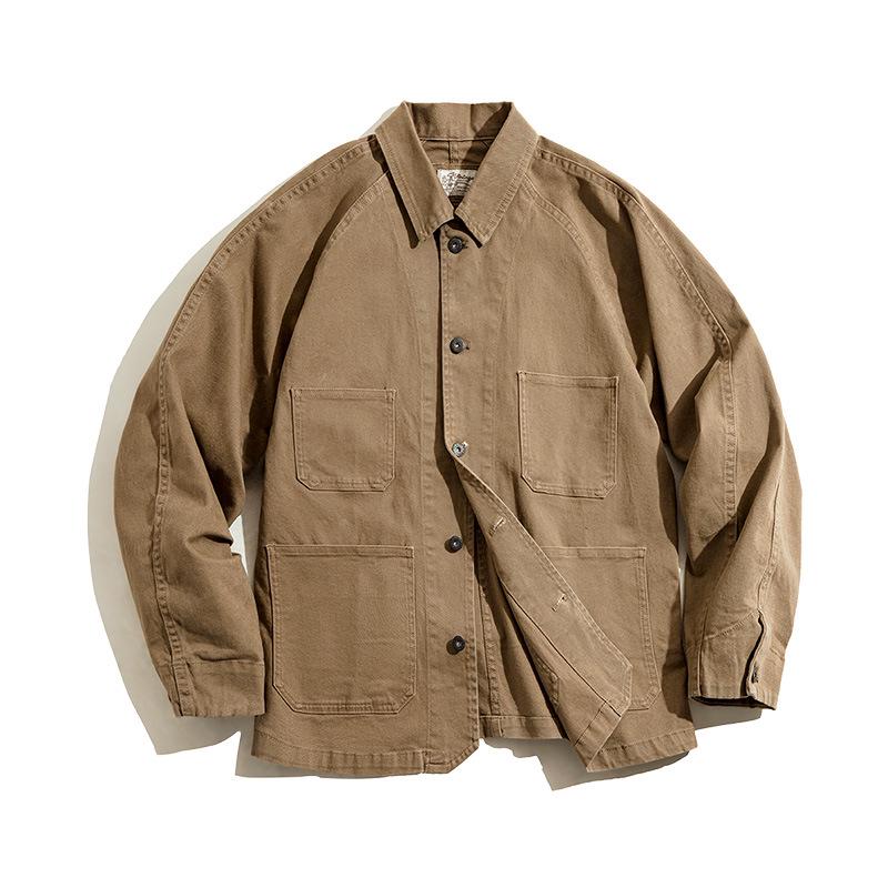 Мужская рубашка-куртка Maden Workwear в ретро-стиле с четырьмя карманами на пуговицах Large коричневый
Мужская рубашка-куртка Maden Workwear в ретро-стиле с четырьмя карманами на пуговицах Large коричневый
