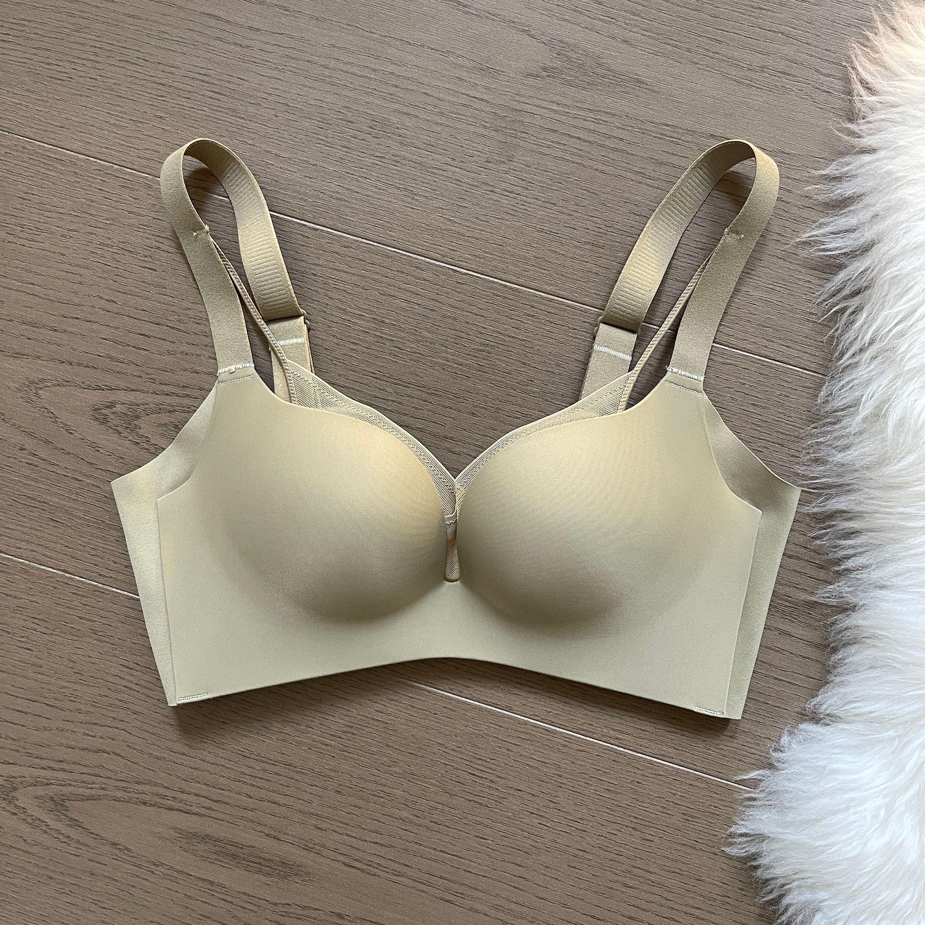 Бесшовный легкий хлопковый мягкий бюстгальтер для маленькой груди - Без косточек, Поддержка против провисания 36/80AB
Бесшовный легкий хлопковый мягкий бюстгальтер для маленькой груди - Без косточек, Поддержка против провисания 36/80AB