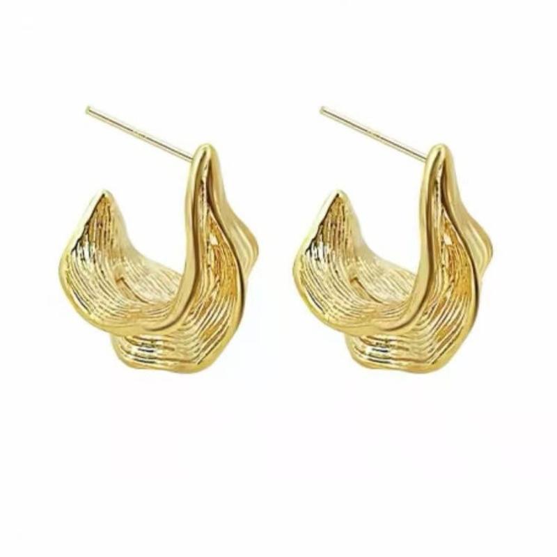 BELLA BOX Sterling Silver Needle, Unique Design, Leaf-shaped, Geometric, Irregular Pleats, Elegant And Stylish Stud Earrings. золотой
BELLA BOX Sterling Silver Needle, Unique Design, Leaf-shaped, Geometric, Irregular Pleats, Elegant And Stylish Stud Earrings. золотой
