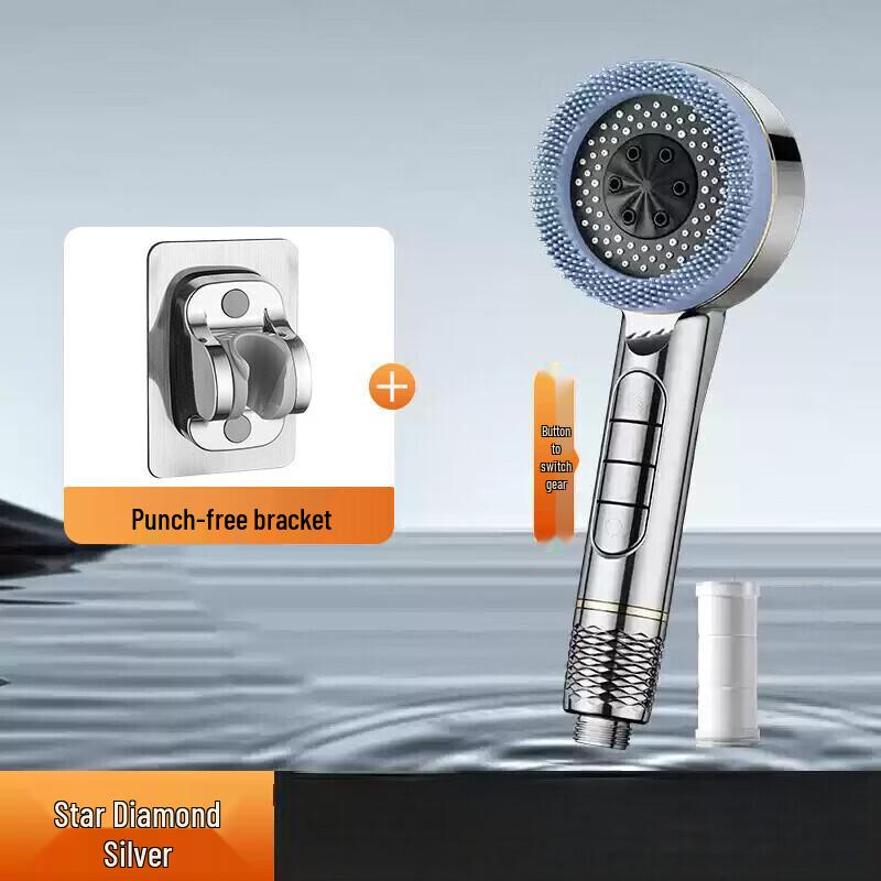 TLXT Shower Head with Brush
TLXT Shower Head with Brush