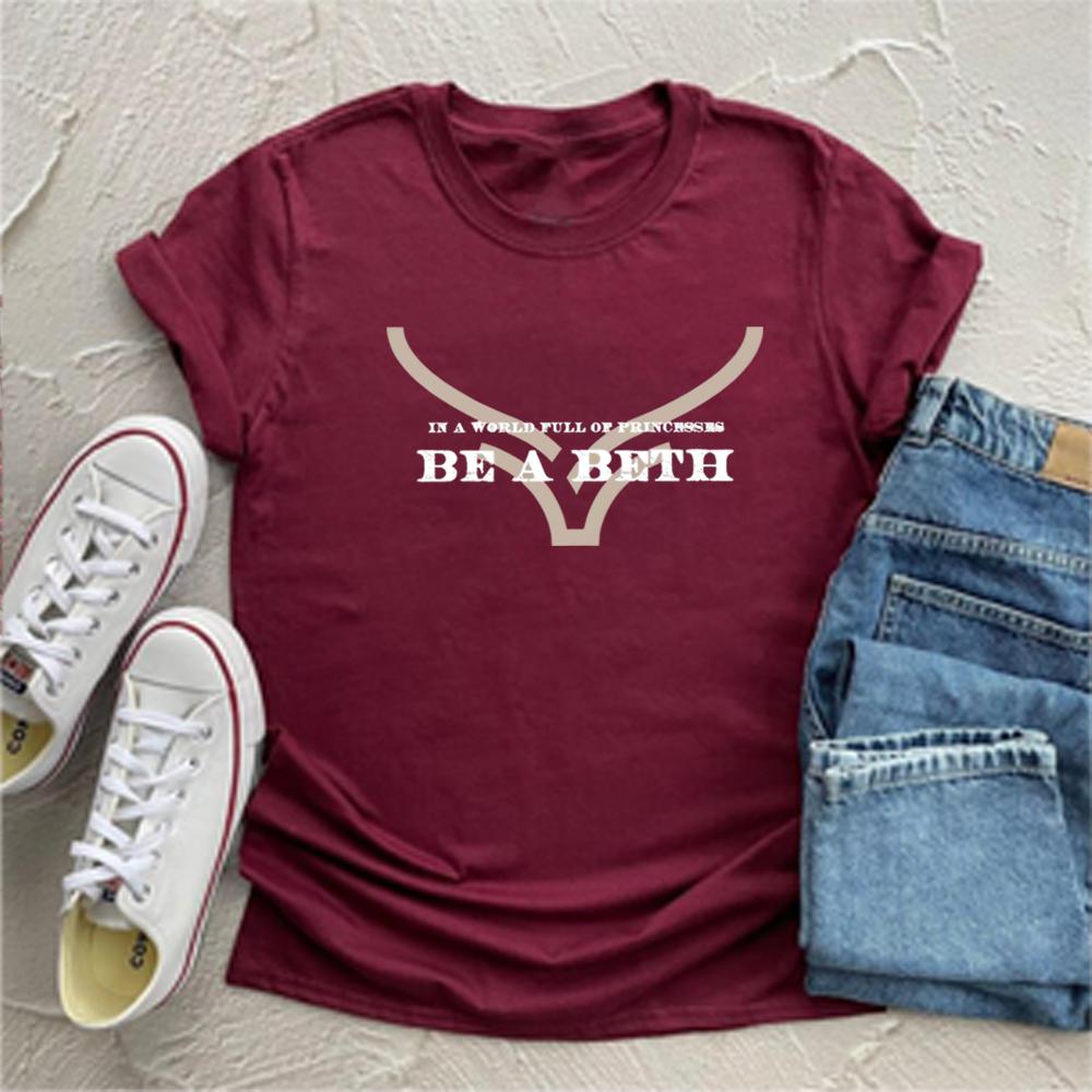 In A World Full of Princesses Be A Beth T Shirts Boho Cow Skull Howdy Tshirt Wild West Shirts Yellowstone Dutton Ranch Tops M
In A World Full of Princesses Be A Beth T Shirts Boho Cow Skull Howdy Tshirt Wild West Shirts Yellowstone Dutton Ranch Tops M