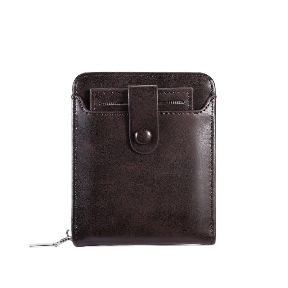 External Men Short Wallet Solid Color PU Leather Card Holder Casual Male Wallet Shopping чорний
External Men Short Wallet Solid Color PU Leather Card Holder Casual Male Wallet Shopping чорний