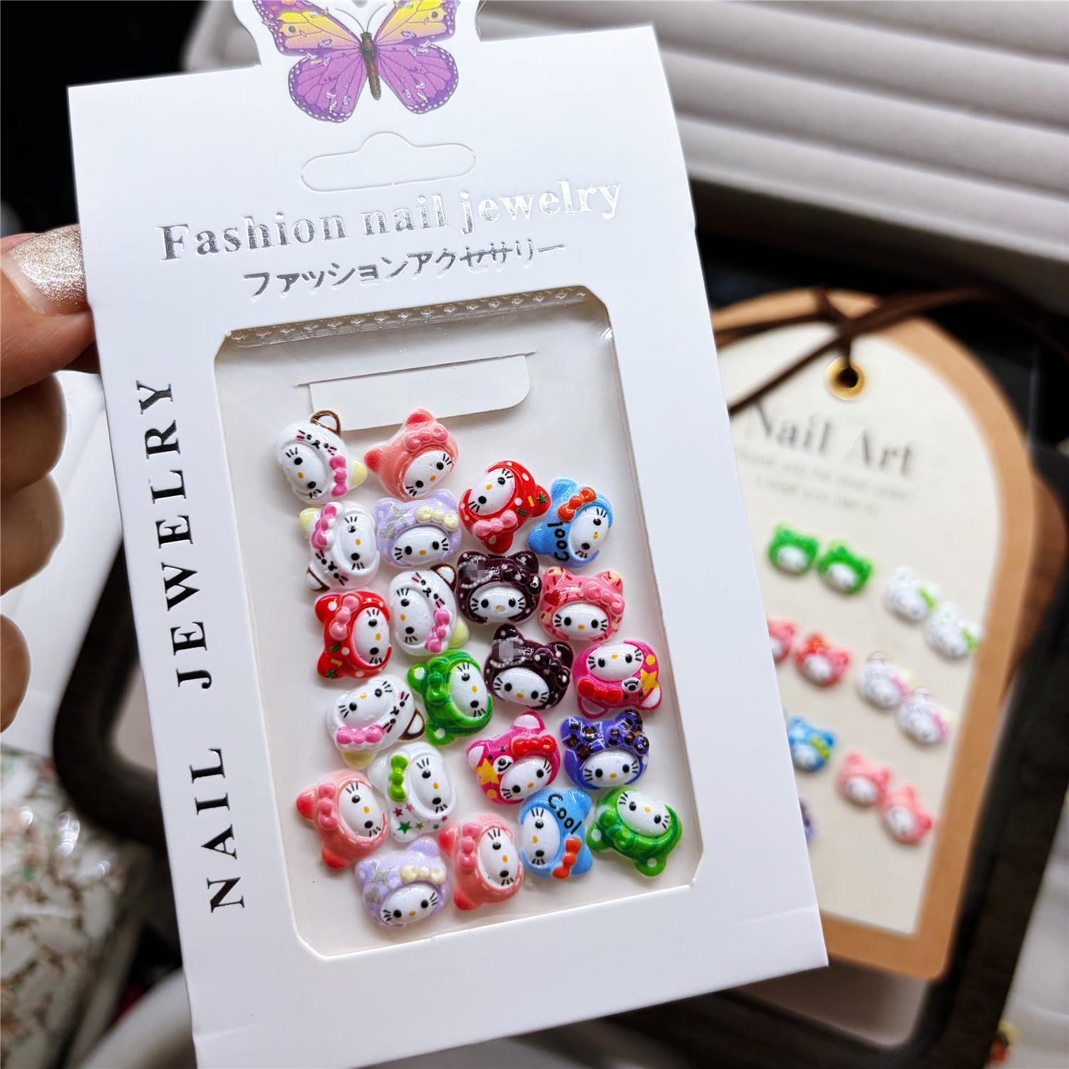 Hello Kitty Cute Kitten Nail Art Kit: DIY Resin Wearable Gems 20 pieces per pack
Hello Kitty Cute Kitten Nail Art Kit: DIY Resin Wearable Gems 20 pieces per pack