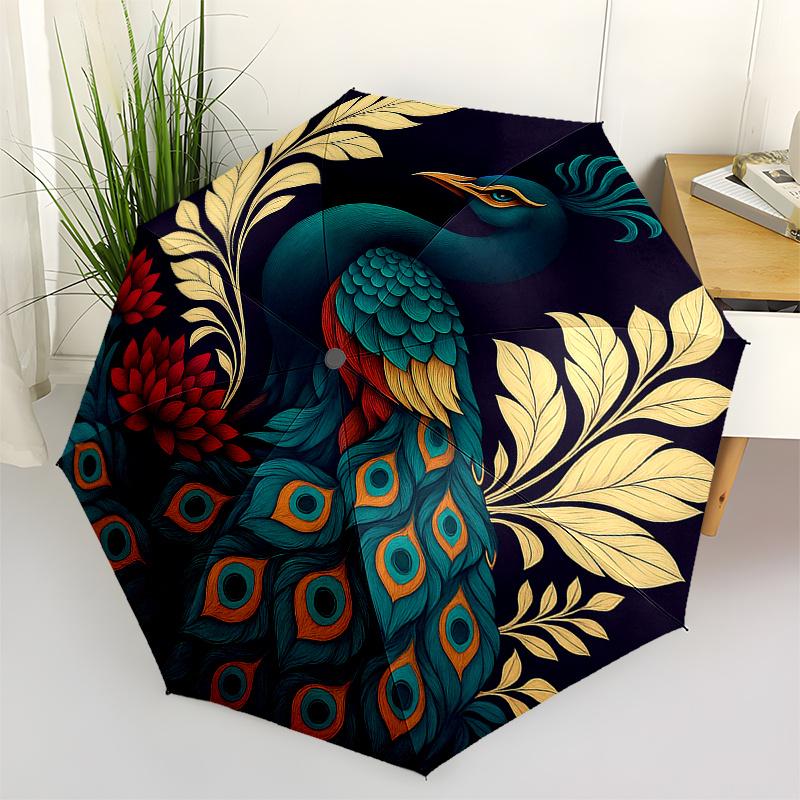 Elegant Peacock with Lotus Flower Circular ArtPrintUmbrella, Portable 3-Fold Compact Umbrella for Men & Women Gift
Elegant Peacock with Lotus Flower Circular ArtPrintUmbrella, Portable 3-Fold Compact Umbrella for Men & Women Gift