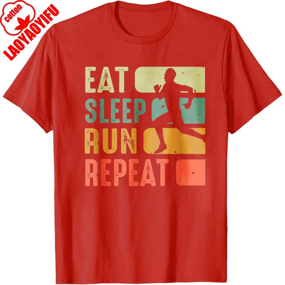 Eat Sleep Run Repeat Running Motivation Vintage Style Men T Shirt Cotton Casual Sport Fitness Gift for Runner Male Apparel S
Eat Sleep Run Repeat Running Motivation Vintage Style Men T Shirt Cotton Casual Sport Fitness Gift for Runner Male Apparel S
