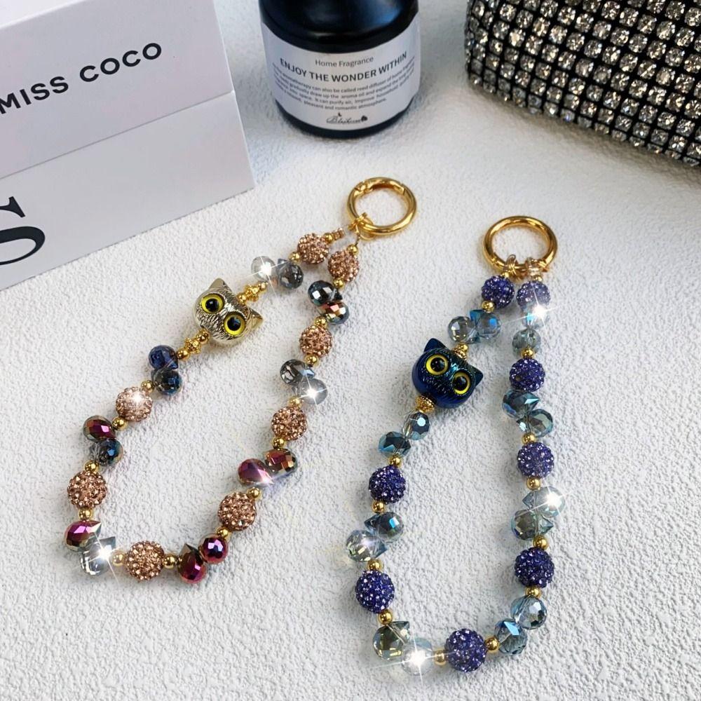 Cute Cat Crystal Beaded Phone Chain Luxury Hand-beaded Pendant Fashion Phone Case Keychain Gifts золотий
Cute Cat Crystal Beaded Phone Chain Luxury Hand-beaded Pendant Fashion Phone Case Keychain Gifts золотий