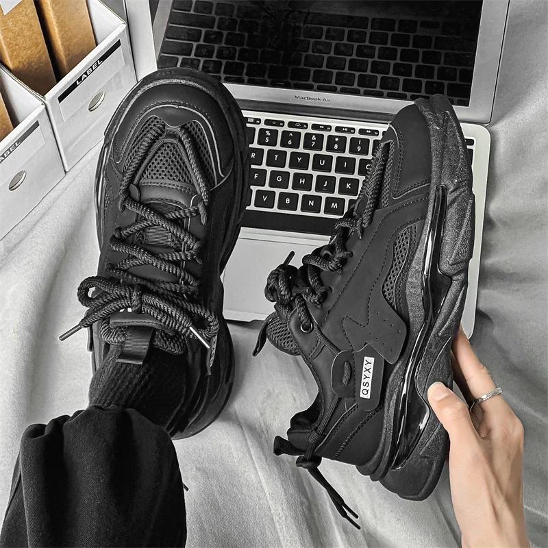 Summer Breathable Sport Shoes Men Casual Sneakers Outdoor Mesh Running Shoes Student Thick Bottom Athletic Jogging Walking Shoes 39 чорний
Summer Breathable Sport Shoes Men Casual Sneakers Outdoor Mesh Running Shoes Student Thick Bottom Athletic Jogging Walking Shoes 39 чорний
