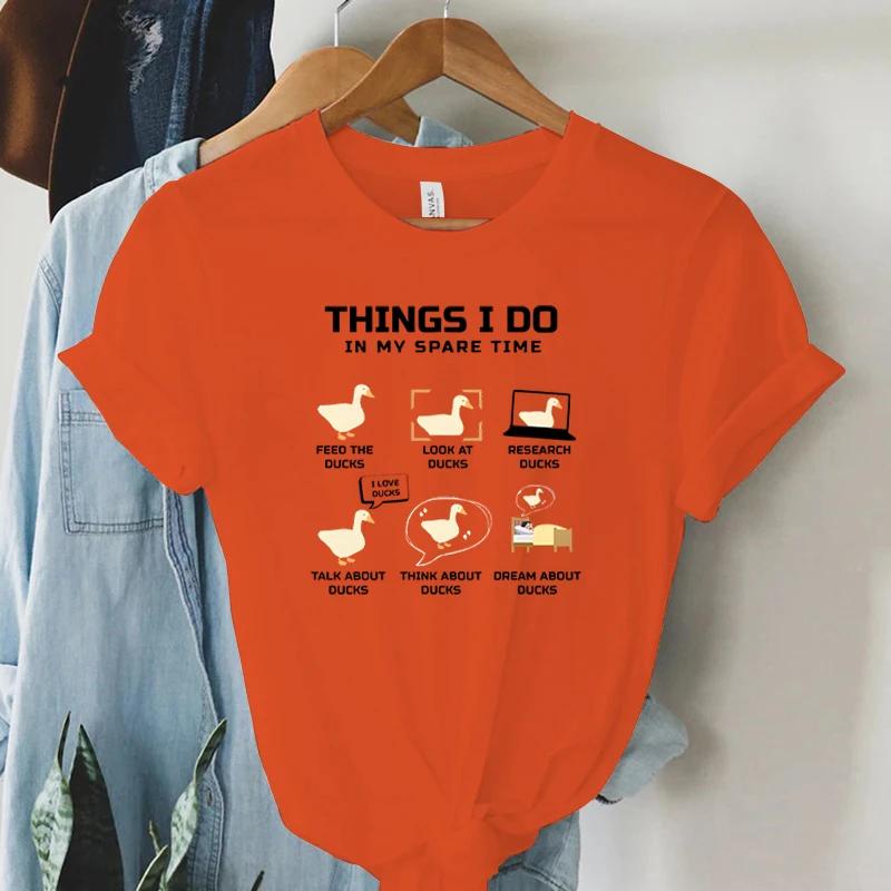 Funny Animal Duck T Shirt for Women Things I Do In My Spare Time Graphic Tees Shirt Harajuku Women Tshirt Female Tshirt Clothes S
Funny Animal Duck T Shirt for Women Things I Do In My Spare Time Graphic Tees Shirt Harajuku Women Tshirt Female Tshirt Clothes S