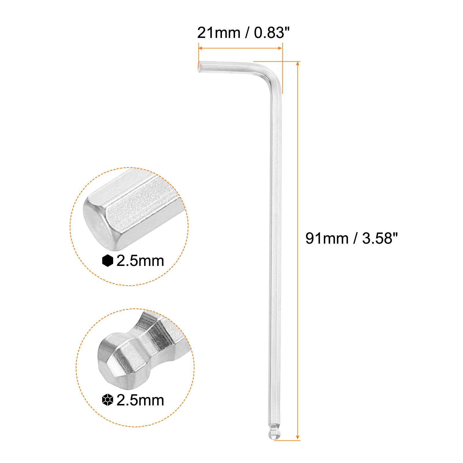 1/2/5pcs Ball End Hex Key Wrench 1.5/2/2.5/3/4/5/6/8/10mm CR-V Steel L-Shape Hexagon Metric Wrenches Repairing Tool for Repair 1pcs
1/2/5pcs Ball End Hex Key Wrench 1.5/2/2.5/3/4/5/6/8/10mm CR-V Steel L-Shape Hexagon Metric Wrenches Repairing Tool for Repair 1pcs
