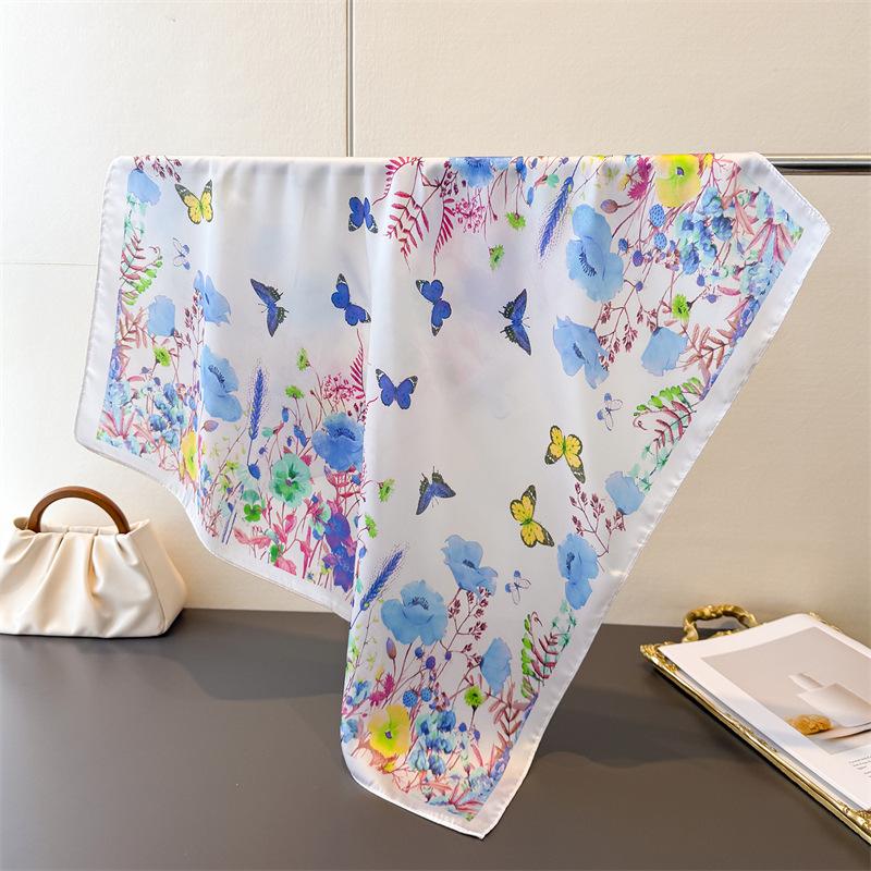 Butterfly 70Cm Square Spring Summer Women Scarf Silk Satin Beach Scarves Shawl Headband Hijab Bandana Wrap Bufanda 70x70cm
Butterfly 70Cm Square Spring Summer Women Scarf Silk Satin Beach Scarves Shawl Headband Hijab Bandana Wrap Bufanda 70x70cm