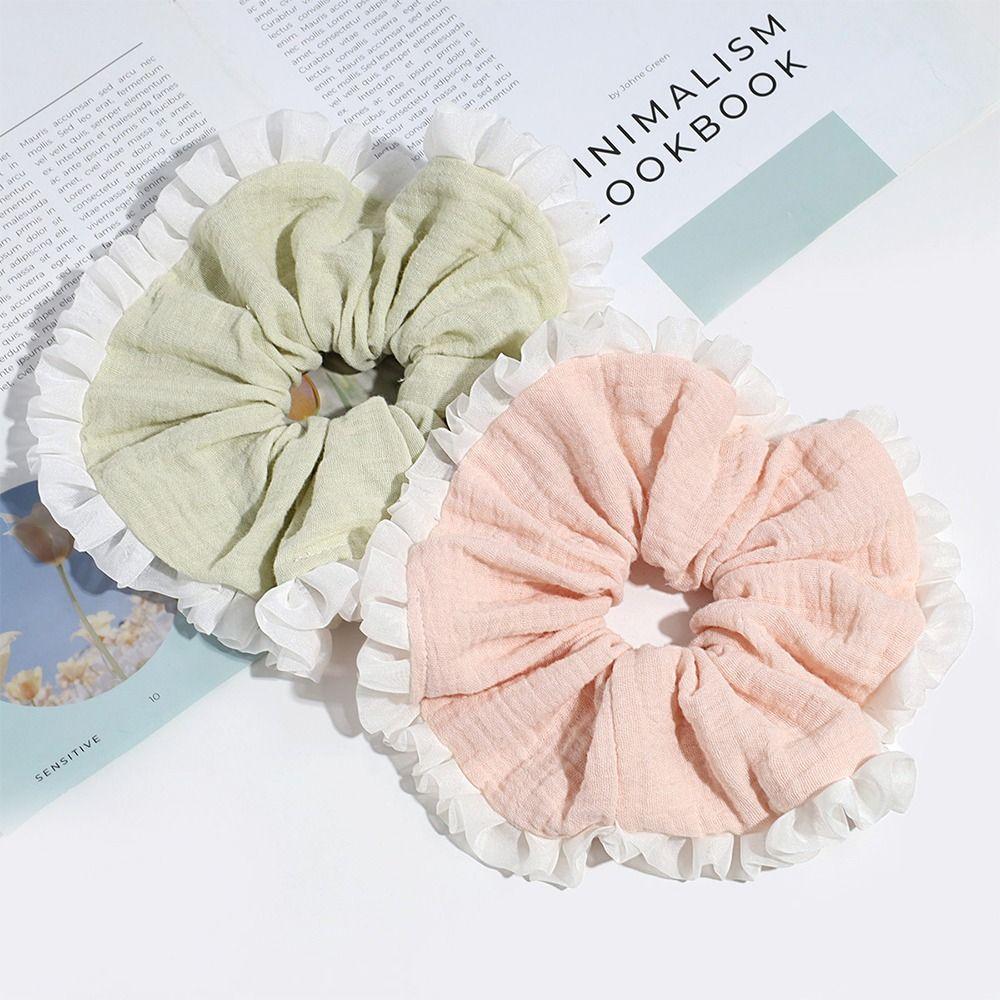 Cotton Linen Girls Hair Rope Large Princess Headpiece Sweet Pleated Scrunchies світло-зелений колір
Cotton Linen Girls Hair Rope Large Princess Headpiece Sweet Pleated Scrunchies світло-зелений колір