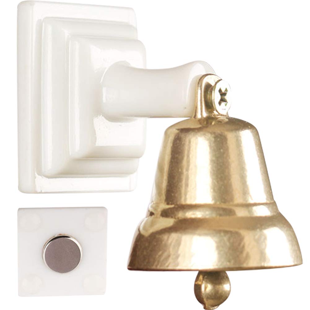 HIGHAWK Doorbell Chime, Copper Bell, Antique Brass Doorbell, Home Decor, Entryway, Interior Decor, Matte, Good Luck (Large, Magnet)
HIGHAWK Doorbell Chime, Copper Bell, Antique Brass Doorbell, Home Decor, Entryway, Interior Decor, Matte, Good Luck (Large, Magnet)