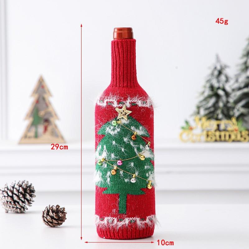 Christmas Red Wine Bottle Protective Cover Santa Claus Snowman Knitted Red Wine Bottle Cover Champagne Bottle Cover New Year
Christmas Red Wine Bottle Protective Cover Santa Claus Snowman Knitted Red Wine Bottle Cover Champagne Bottle Cover New Year