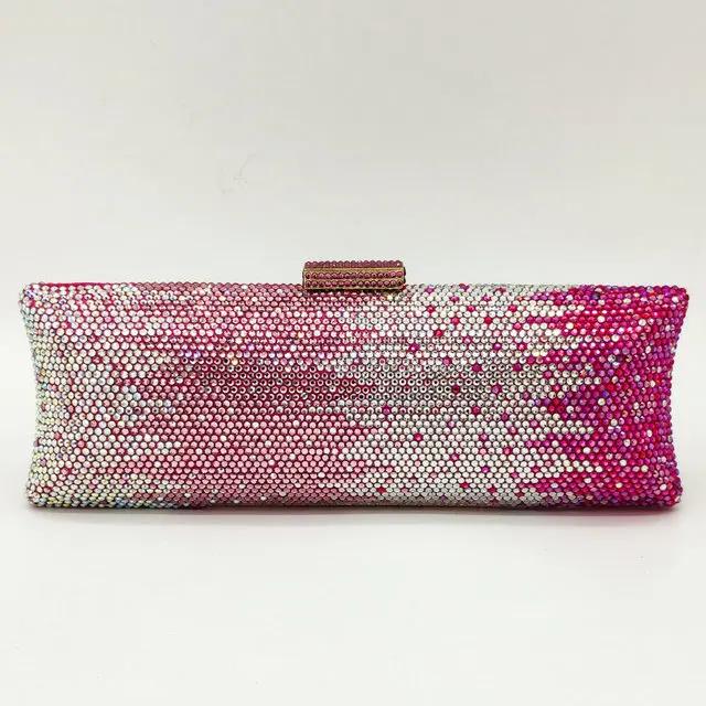 Boutique De FGG Graident Golden Women Long Evening Bags Formal Dinner Crystal Clutch Purses Bridal Rhinestones Clutch Handbags Small Clutch
Boutique De FGG Graident Golden Women Long Evening Bags Formal Dinner Crystal Clutch Purses Bridal Rhinestones Clutch Handbags Small Clutch