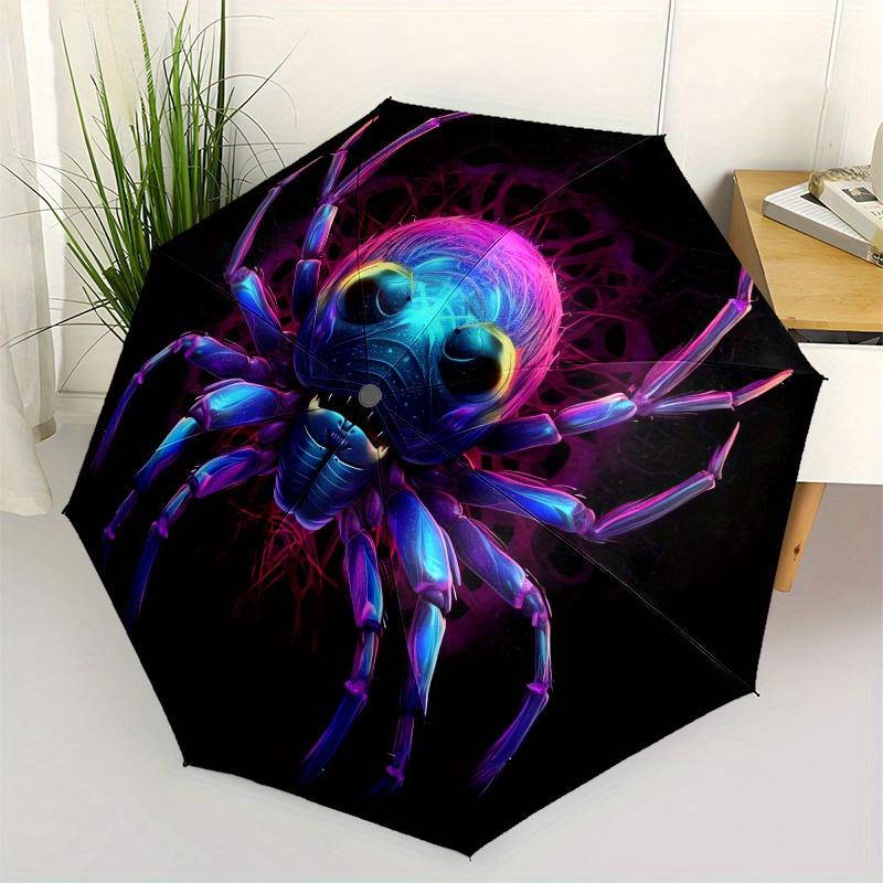 Spider, Neon Theme 8 Bone Hand Automatic Folding Umbrella, Compact and Portable Design, A Perfect Gift for Birthday, Christmas or Business U
Spider, Neon Theme 8 Bone Hand Automatic Folding Umbrella, Compact and Portable Design, A Perfect Gift for Birthday, Christmas or Business U