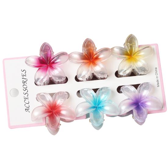 6Pcs Hair Claw Vibrant Color Flower Shape Back Head Large Hair Clip Women Shark Hair Claw Lightweight Hair Accessory B
6Pcs Hair Claw Vibrant Color Flower Shape Back Head Large Hair Clip Women Shark Hair Claw Lightweight Hair Accessory B