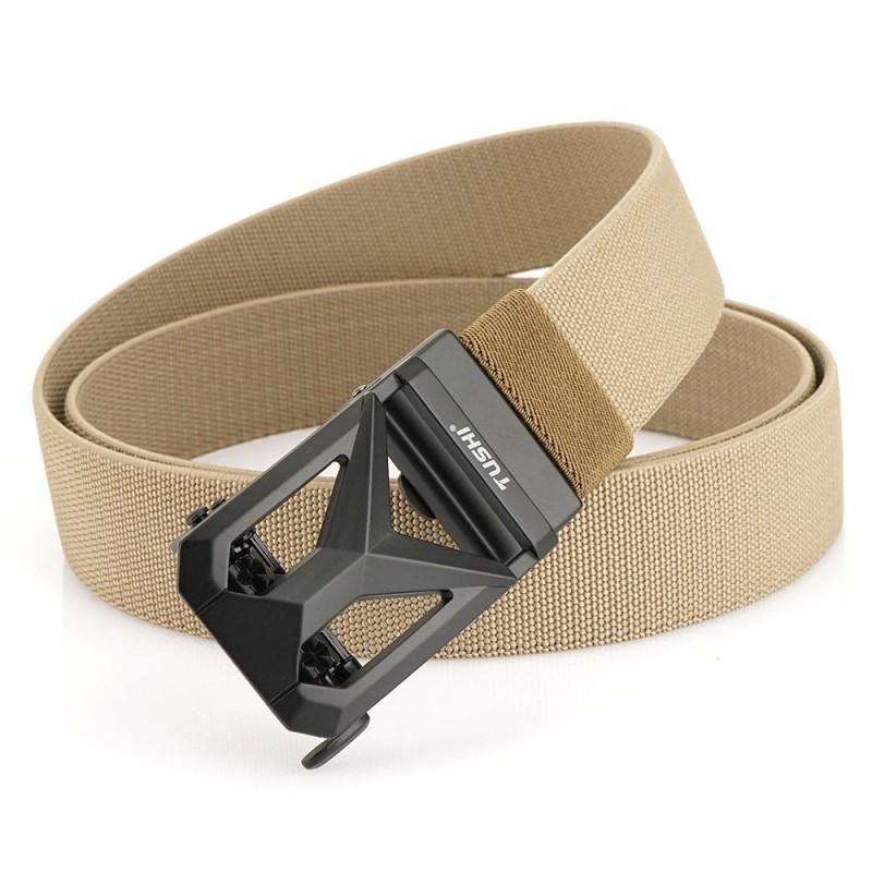 Alloy Automatic Buckle Knitted Waist Belt Outdoor Casual Overalls Canvas Pants Pocket Imitation Needle Military Training 120cm
Alloy Automatic Buckle Knitted Waist Belt Outdoor Casual Overalls Canvas Pants Pocket Imitation Needle Military Training 120cm