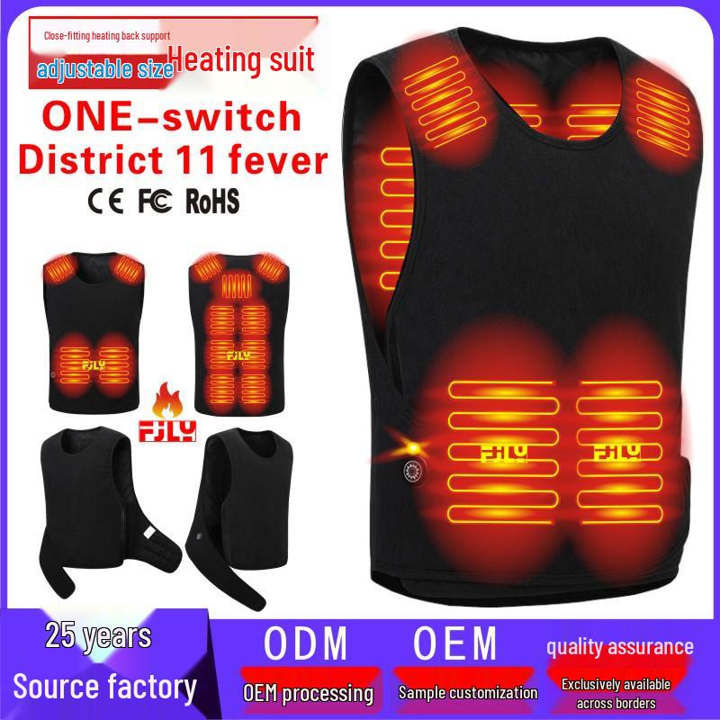 Unisex USB Heated Vest with Adjustable Velcro Waistband - Smart Electric Warmth for Winter M
Unisex USB Heated Vest with Adjustable Velcro Waistband - Smart Electric Warmth for Winter M