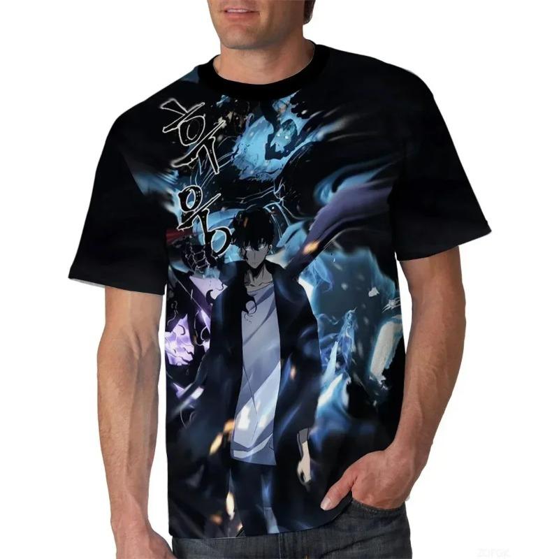 Корейское аниме Solo Leveling, 3D-принтованный персонаж, хобби, одежда, футболка с коротким рукавом, топ, быстросохнущая футболка, для поклонников аниме 6XL
Корейское аниме Solo Leveling, 3D-принтованный персонаж, хобби, одежда, футболка с коротким рукавом, топ, быстросохнущая футболка, для поклонников аниме 6XL