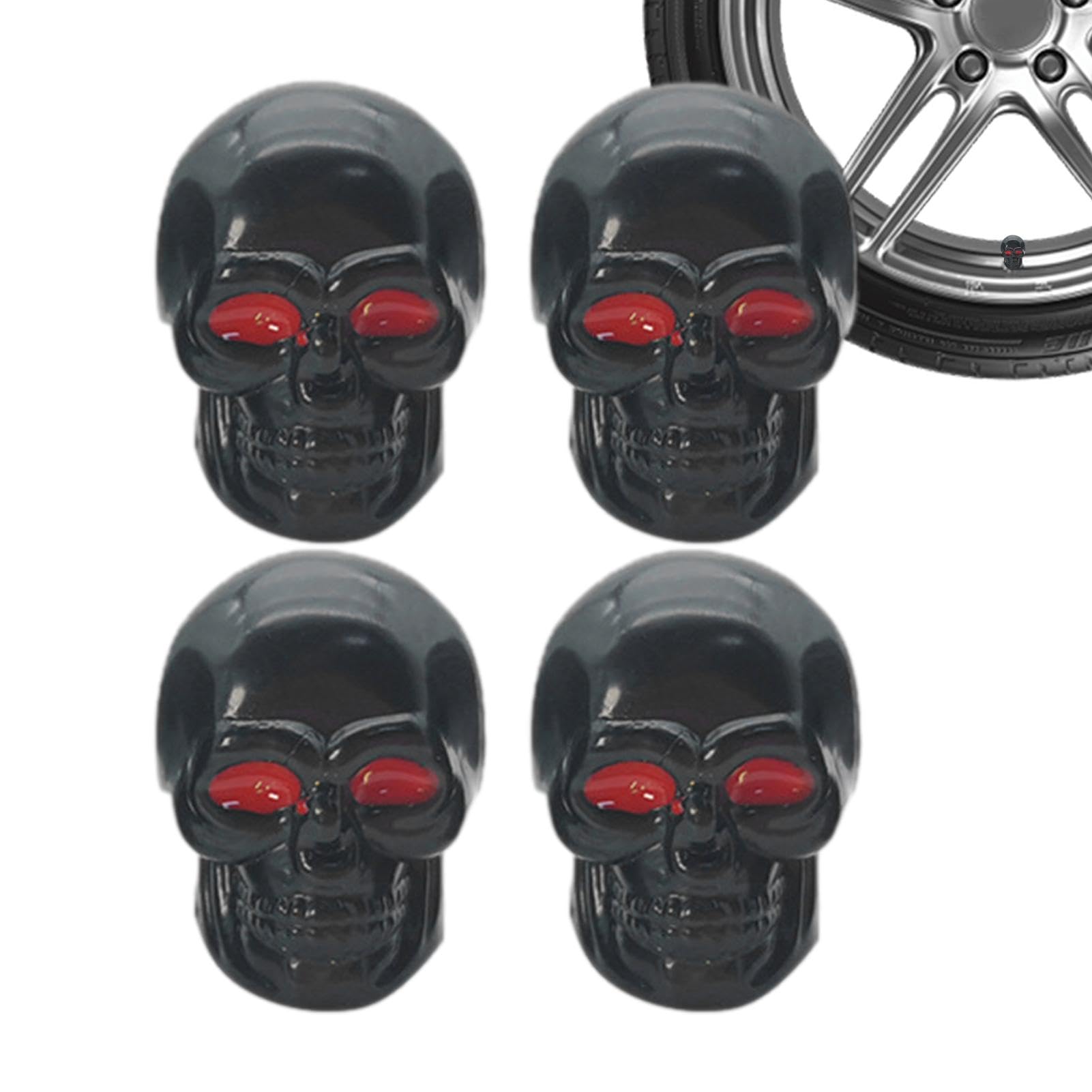 Yoryu Skeleton Tire Valve Caps, Skeleton Tire Valve Stem Caps - 4 Skull Motorcycle Please refer to the description чорний
Yoryu Skeleton Tire Valve Caps, Skeleton Tire Valve Stem Caps - 4 Skull Motorcycle Please refer to the description чорний