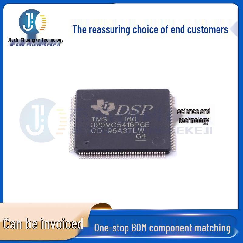 New TMS320VC5416PGE160 LQFP-144 Integrated Circuit Chip In Stock
New TMS320VC5416PGE160 LQFP-144 Integrated Circuit Chip In Stock